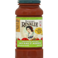Discover the Irresistible Flavor of Francesco Rinaldi Pasta Sauce: No Salt Added Original Recipe