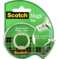 Scotch Magic Tape, Matte Finish, 1 Each