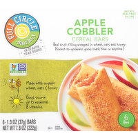 Full Circle Market Cereal Bars, Apple Cobbler, 6 Each