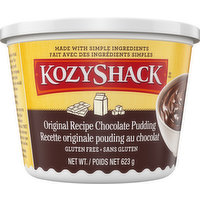 Kozy Shack Chocolate Pudding, Original Recipe, 623 Gram