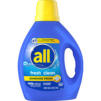 All Detergent, Fresh Clean, Sunshine Fresh, 100 Fluid ounce