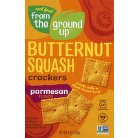 From the Ground Up Crackers, Butternut Squash, Parmesan Flavor, 4 Ounce