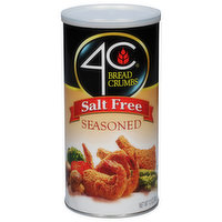 4C Bread Crumbs, Salt Free, Seasoned, 12 Ounce