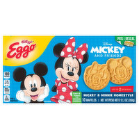 Eggo Waffles, Mickey & Minnie Homestyle, 10 Each