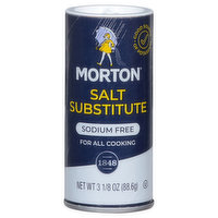 Morton Salt Substitute, Sodium Free, 3.12 Ounce