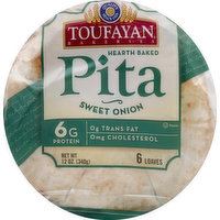 Toufayan Pita, Sweet Onion, 6 Each