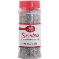 Betty Crocker Sprinkles, Silver Shimmer Sugar, 2.2 Ounce