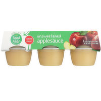 Food Club Unsweetened Applesauce, 24 Ounce