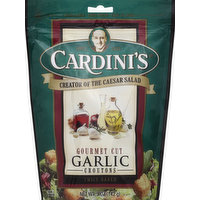 Cardini's Croutons, Gourmet Cut, Garlic, 5 Ounce