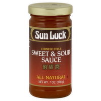 Sun Luck Sweet & Sour Sauce, Chinese Style, 7 Ounce