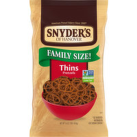 Snyder's of Hanover Pretzels, Thins, Family Size, 16 Ounce