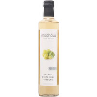 Madhava Vinegar, Organic, White Wine, 16.9 Fluid ounce