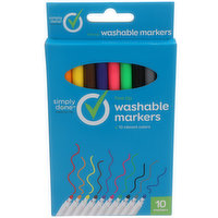Simply Done Fine Tip Washable Markers, 1 Each