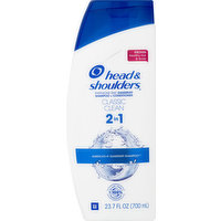Head & Shoulders Shampoo + Conditioner, 2-In-1, Classic Clean, 23.7 Ounce
