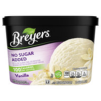 Breyers Frozen Dairy Dessert, No Sugar Added, Vanilla, 1.5 Quart