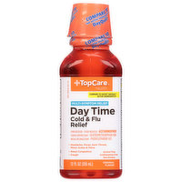 TopCare Cold & Flu Relief, Day Time, Multi-Symptom Relief, Original Flavor, 12 Fluid ounce