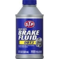 STP Brake Fluid, Heavy Duty, DOT3, 12 Ounce