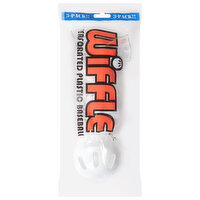 Wiffle Baseball, Perforated Plastic, 3 Each