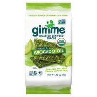 Gimme Seaweed Snacks, Roasted, Sea Salt & Avocado Oil, 0.32 Ounce