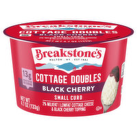 Breakstone's Cottage Doubles, Lowfat, Small Curd, 2% Milkfat, Black Cherry, 4.7 Ounce