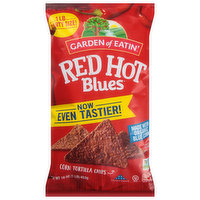 Garden of Eatin' Corn Tortilla Chips, Red Hot Blues, Party Size, 16 Ounce