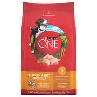 Purina One Dog Food, Natural, Chicken & Rice Formula, Adult, 4 Pound