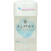 Almay Anti-Perspirant & Deodorant, Sensitive Skin, Clear Gel, 2.25 Ounce