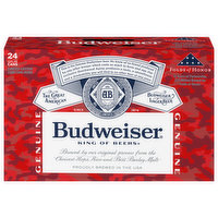 Budweiser Beer, Lager, Chicago Cubs, 24 Each