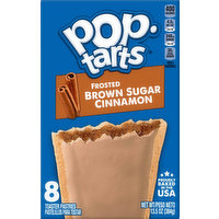 Pop-Tarts Toaster Pastries, Brown Sugar Cinnamon, Frosted, 8 Each