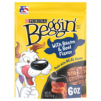 Beggin' Dog Treats, with Bacon & Beef Flavor, 6 Ounce