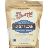 Bob's Red Mill Spelt Flour, Stone Ground, Whole Grain, 22 Ounce