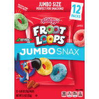 Froot Loops Cereal, Jumbo Snax, Jumbo Size, 12 Packs, 12 Each