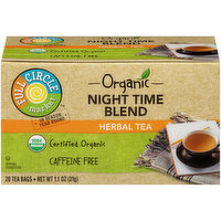 Full Circle Market Caffeine Free Night Time Blend Herbal Tea, 1.1 Ounce