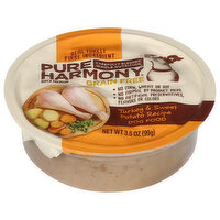 Pure Harmony Dog Food, Grain Free, Turkey & Sweet Potato Recipe, Super Premium, 3.5 Ounce