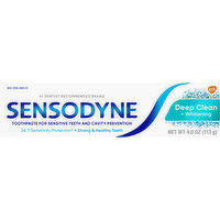 Sensodyne Toothpaste, Deep Clean + Whitening, 4 Ounce