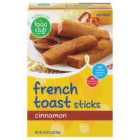 Food Club French Toast Sticks, Cinnamon, 16 Ounce
