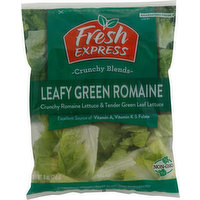 Fresh Express Salad, Leafy Green Romaine, Crunchy Blends, 9 Ounce