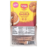 Schar Bagels, Gluten-Free, Everything, Pre-Sliced, 14.1 Ounce