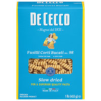 De Cecco Fusilli Corti Bucati, No. 98, 1 Pound