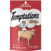 Temptations Treats for Cats, Hearty Beef Flavor, 85 Ounce