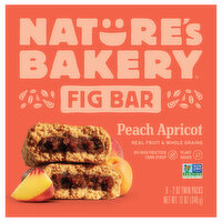 Nature's Bakery Fig Bar, Peach Apricot, Twin Packs, 6 Each