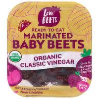 Love Beets Baby Beets, Organic Classic Vinegar, Marinated, 6.5 Ounce