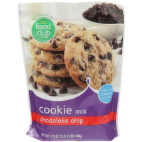 Food Club Cookie Mix, Chocolate Chip, 17.5 Ounce