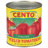 Cento Tomatoes, Peeled, Whole, Italian, 35 Ounce