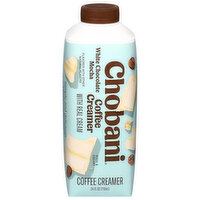 Chobani Coffee Creamer, with Real Cream, White Chocolate Mocha, 24 Fluid ounce