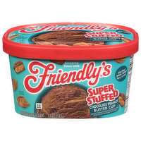 Friendly's Frozen Dairy Dessert, Chocolate Peanut Butter Cup, 1.5 Quart