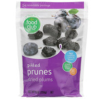 Food Club Pitted Prunes Dried Plums, 9 Ounce