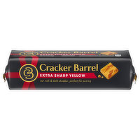 Cracker Barrel Cheese, Cheddar, Extra Sharp Yellow, 8 Ounce