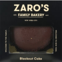 Zaro's Family Bakery Cake, Blackout, 13 Ounce