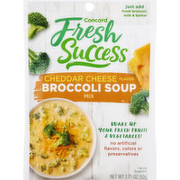 Concord Fresh Success Broccoli Soup Mix, Cheddar Cheese, 1.75 Ounce